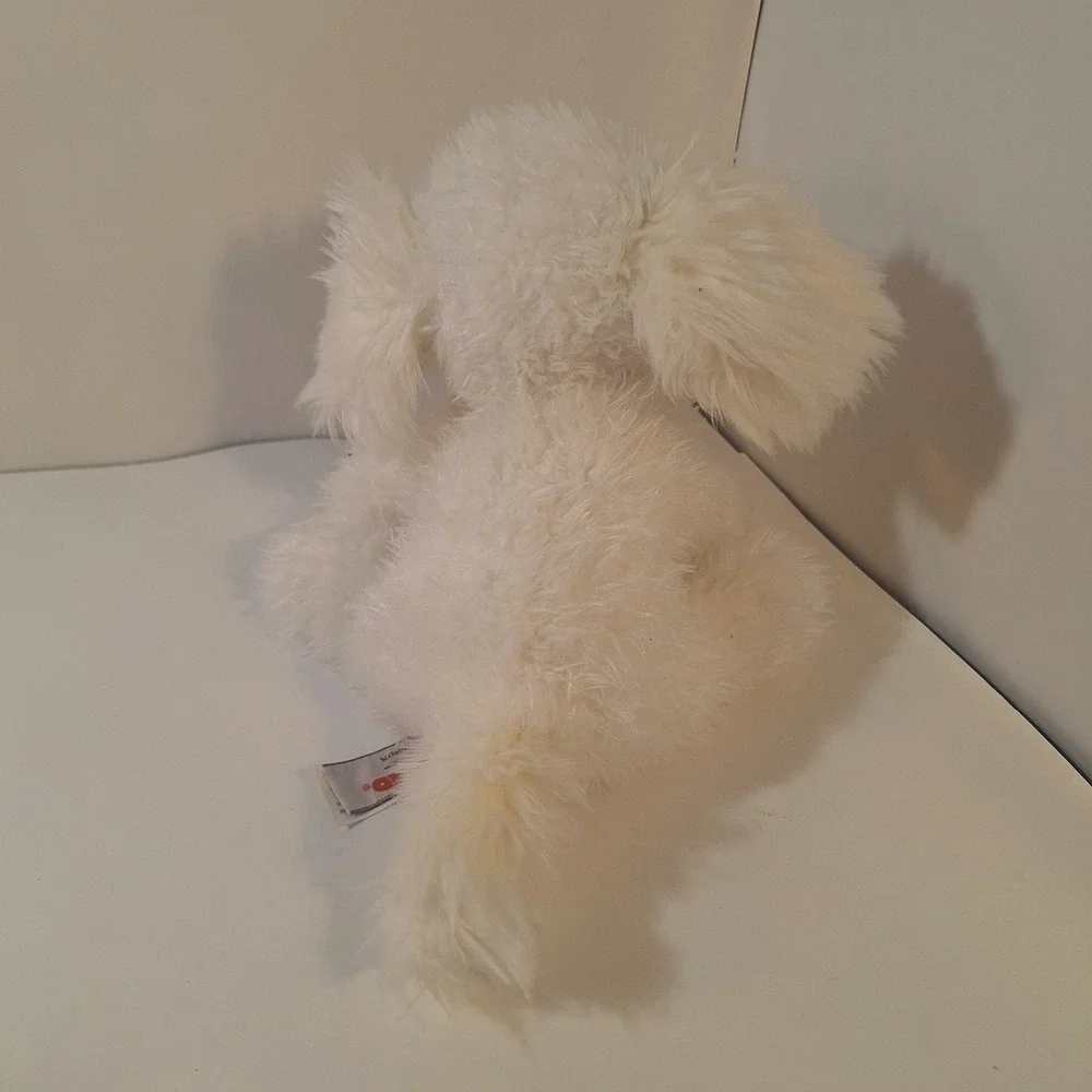 Gund‎ Georgie Puppy Dog  White ShaggyPlush Stuffed Animal 12